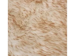 Clearance Clicnbuy Alfombra de piel de oveja sintética mezcla de marrón 60x90 cm Marru00f3n