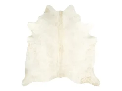 Alfombra de piel de vaca auténtica 180x220 cm Beige Sale
