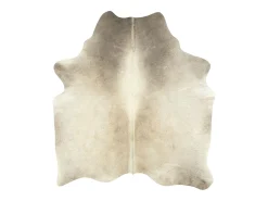 Outlet Clicnbuy Alfombra de piel de vaca auténtica 150x170 cm Beige