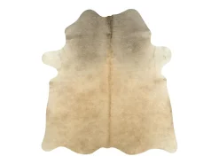 Outlet Clicnbuy Alfombra de piel de vaca auténtica 150x170 cm Beige