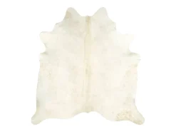 Outlet Clicnbuy Alfombra de piel de vaca auténtica 150x170 cm Beige