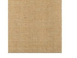 Alfombra de sisal natural 66x350 cm Marru00f3n Clearance