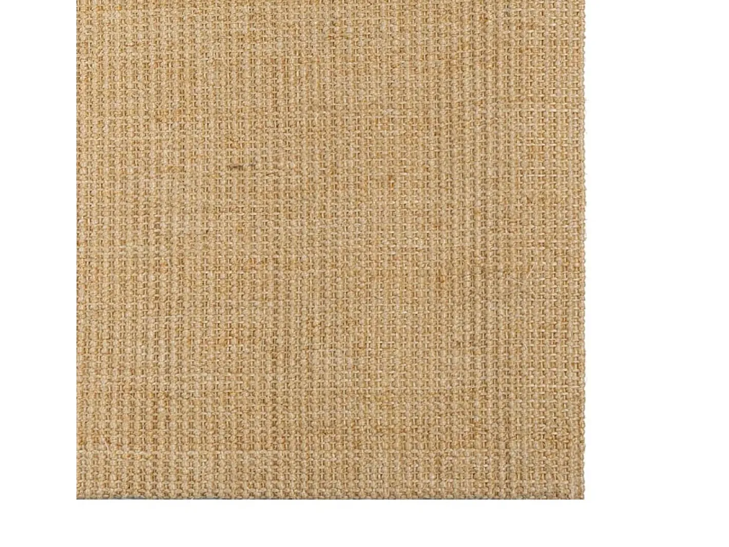 Alfombra de sisal natural 66x350 cm Marru00f3n Clearance