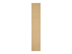 Alfombra de sisal natural 66x350 cm Marru00f3n Clearance