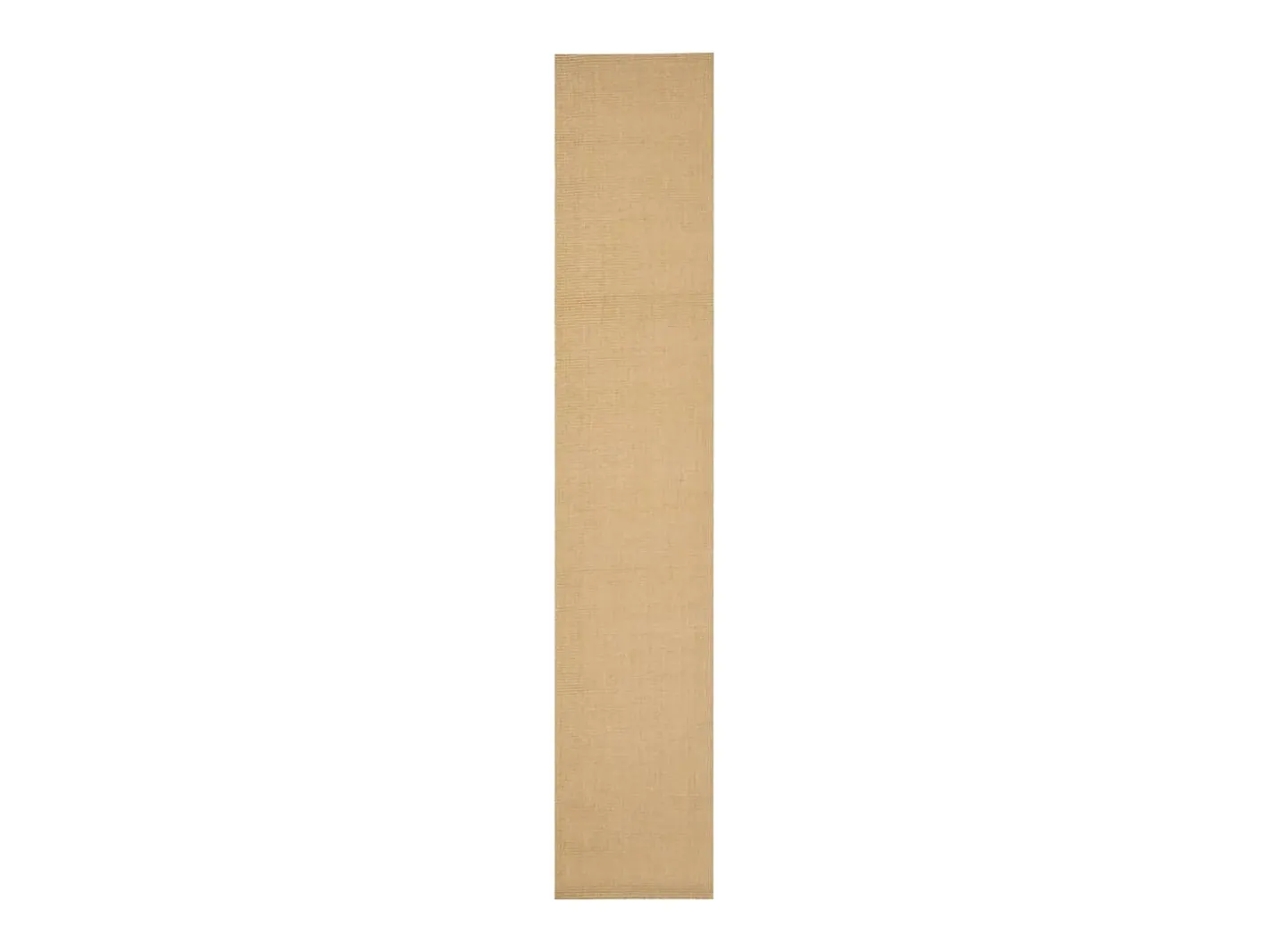 Alfombra de sisal natural 66x350 cm Marru00f3n Clearance