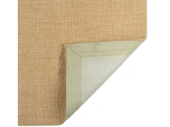 Alfombra de sisal natural 100x350 cm Marru00f3n Clearance