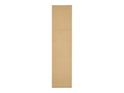 New Clicnbuy Alfombra de sisal natural 80x350 cm Marru00f3n