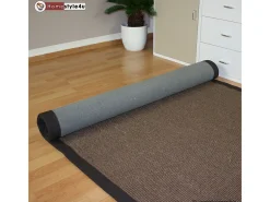 Discount Alfombra de sisal 245x345 cm Marrón Marru00f3n