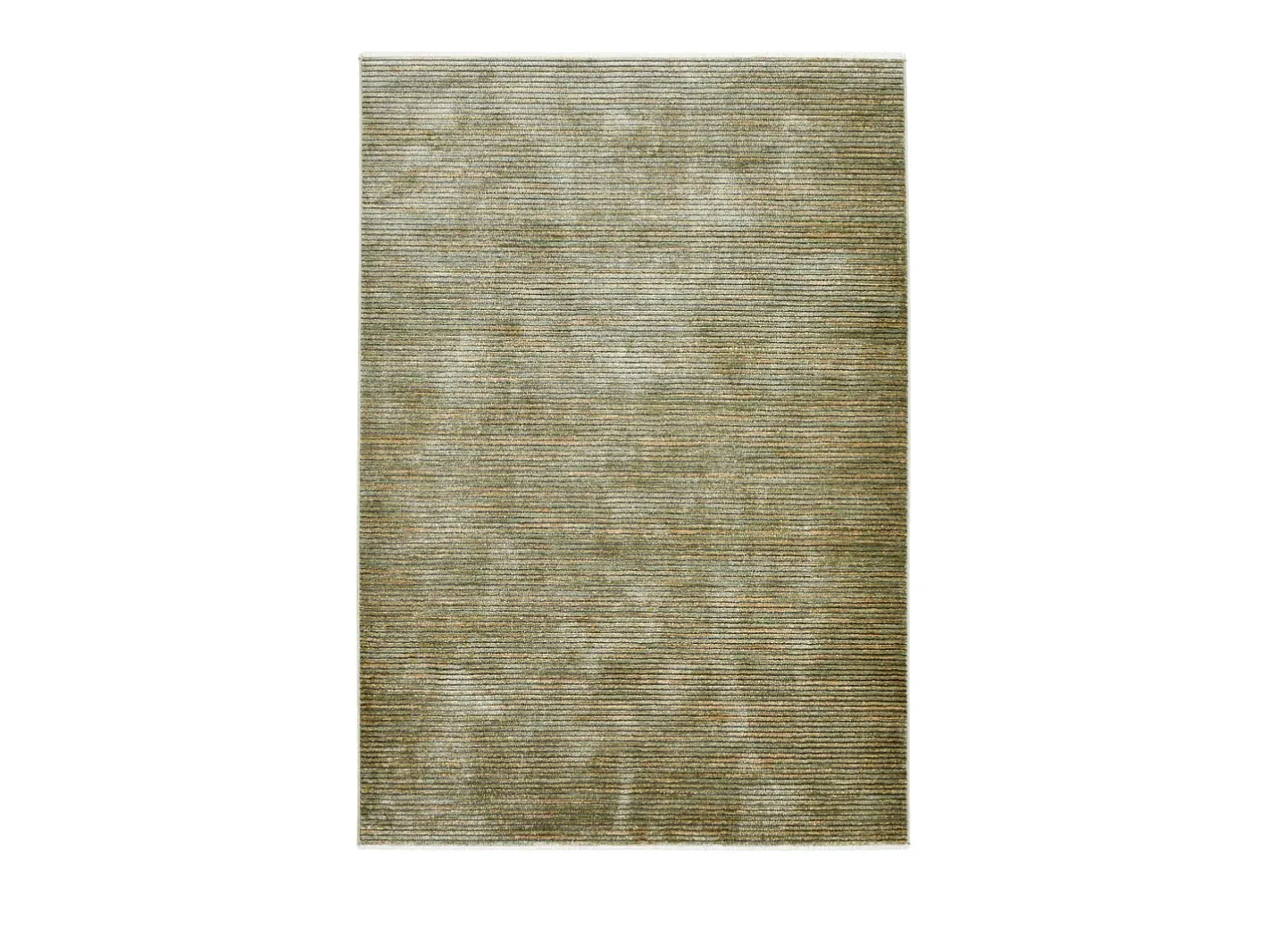Hot Alfombra de tejido plano con aspecto corto 60x130 cm Corduletta Verde