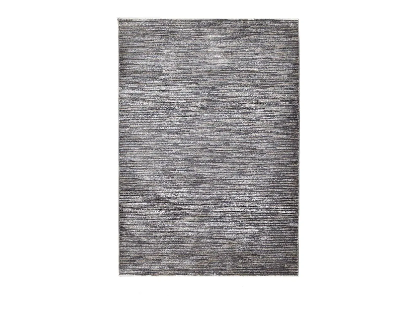 Alfombra de tejido plano con aspecto corto 80x150 cm oscuro Corduletta Gris Clearance