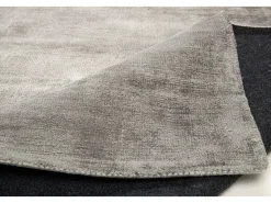Alfombra de viscosa tejida a mano 160x230 cm Shine Gris Discount