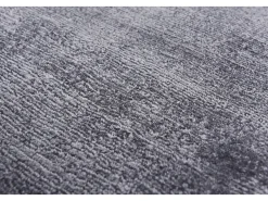 Alfombra De Salón-Alfombra de viscosa tejida a mano 250x350 cm Antracita Shine Gris antracita