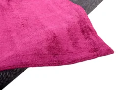 Alfombra de viscosa tejida a mano 85x155 cm Fuchisa Shine Fucsia Best