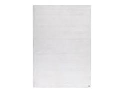 Alfombra De Salón-Alfombra de viscosa tejida a mano 140x200 cm Shine Blanco