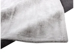 Alfombra de viscosa tejida a mano 50x80 cm Shine Gris Best