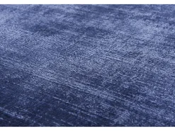 Alfombra De Salón-Alfombra de viscosa tejida a mano 190x290 cm Shine Azul