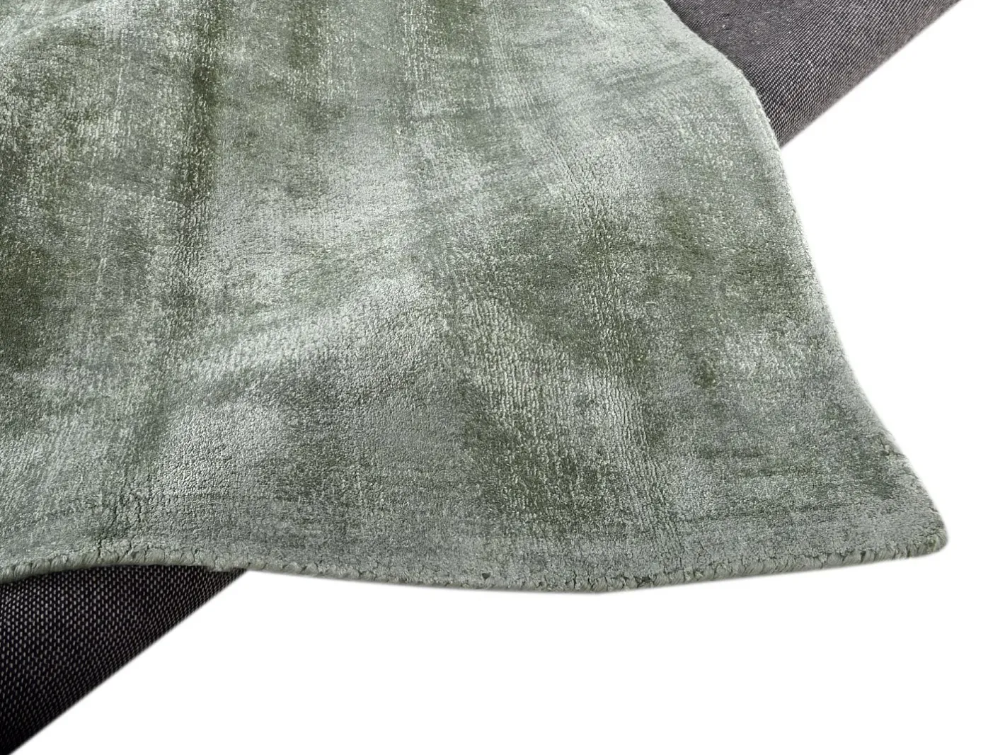 Best Alfombra de viscosa tejida a mano 85x155 cm Shine Verde