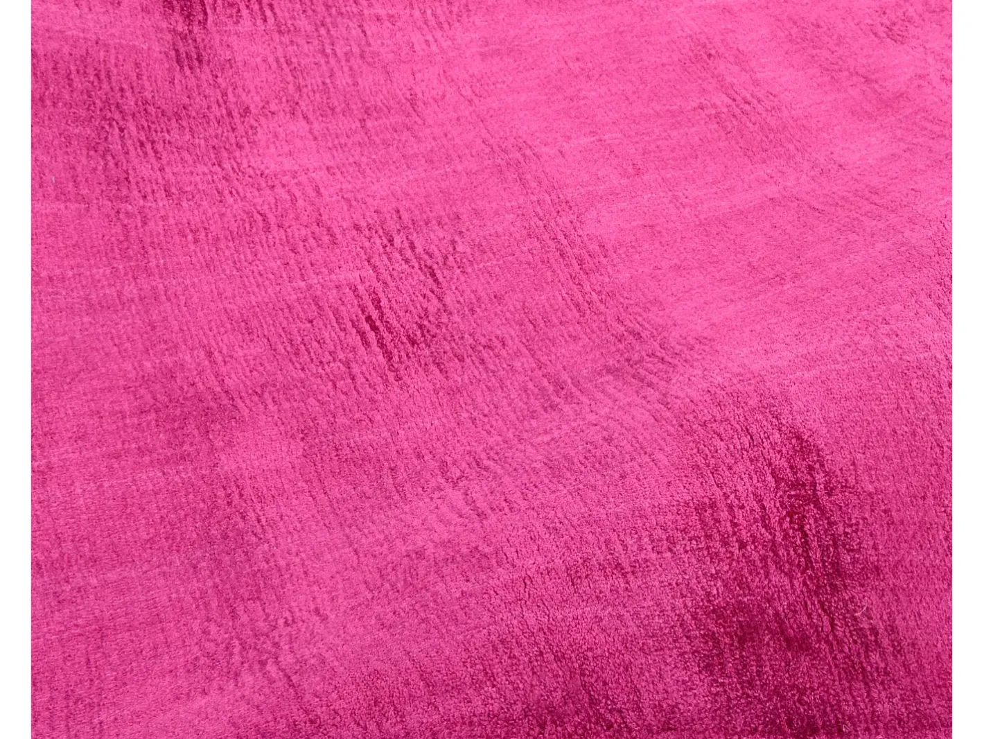 Best Alfombra de viscosa tejida a mano 250x350 cm Fuchisa Shine Fucsia