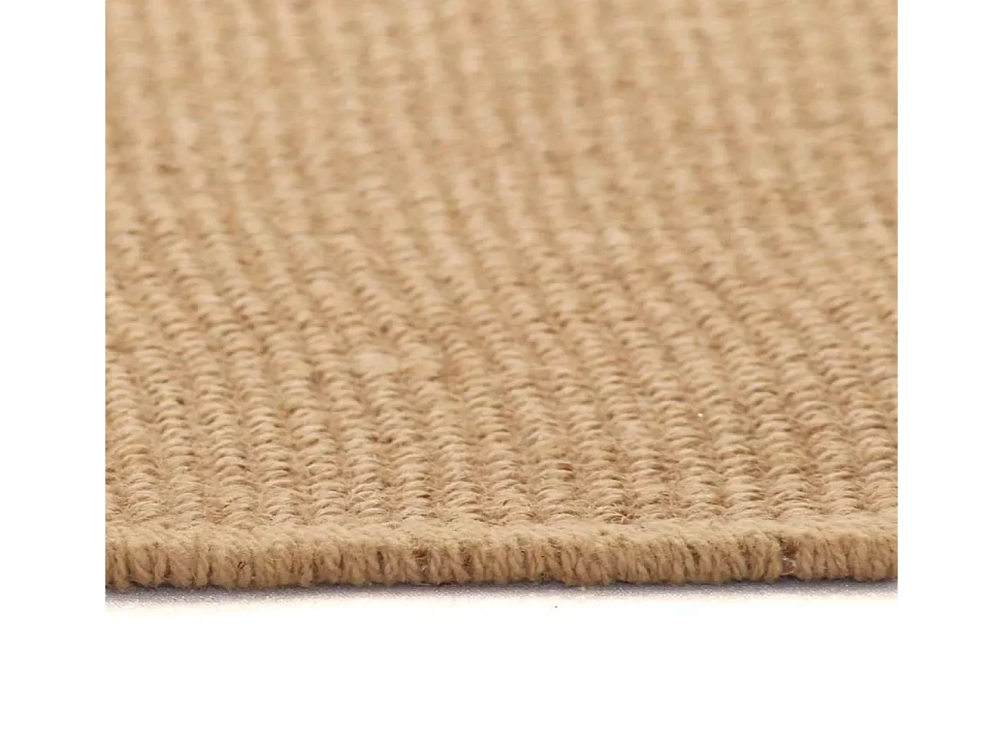 Alfombra de yute con reverso de látex 120x180 cm Natural Beige Discount
