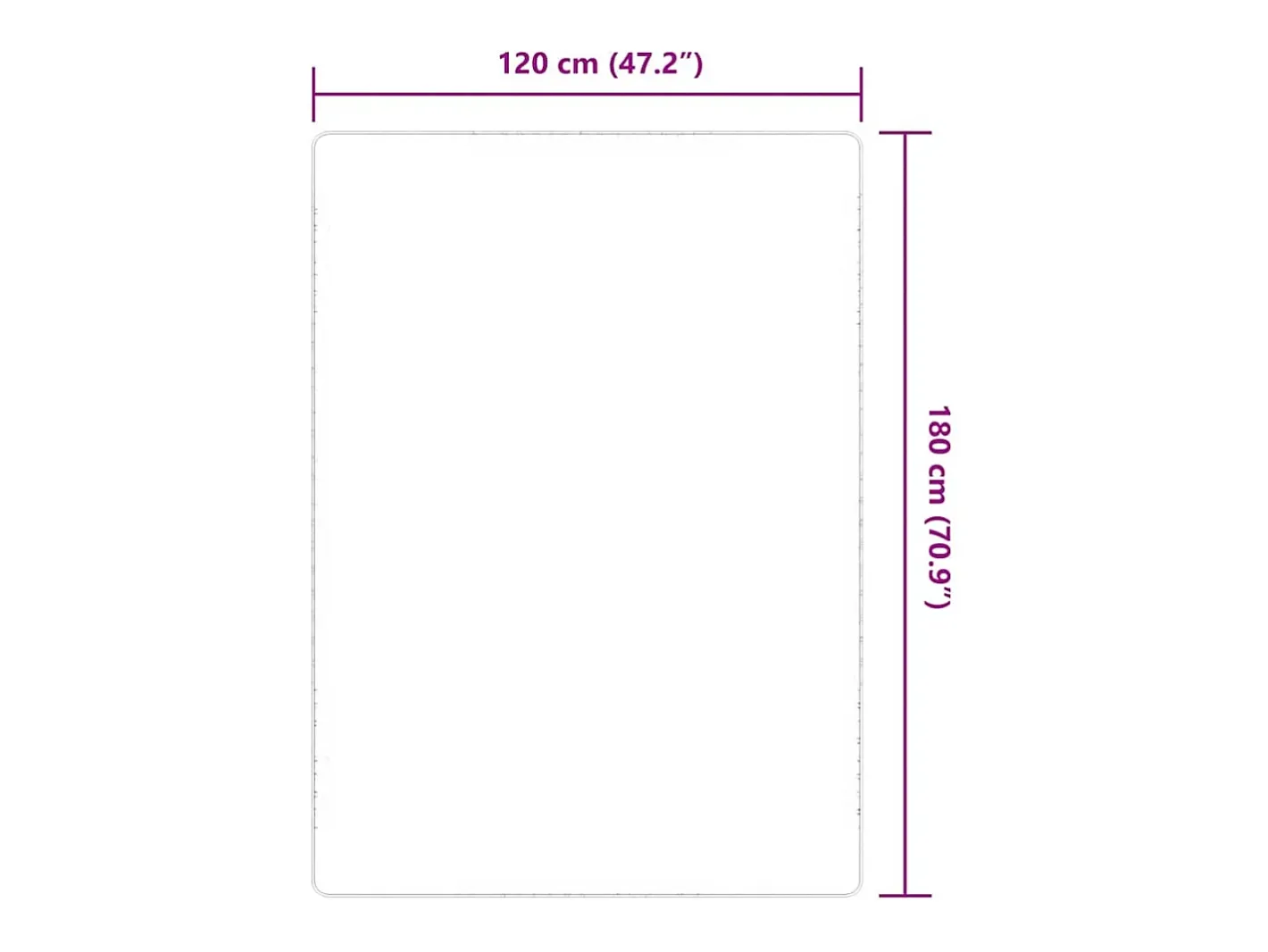 Alfombra de yute con reverso de látex 120x180 cm Natural Beige Discount