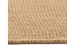 Alfombra de yute con reverso de latex color natural 120x180 cm ES95508 Beige Hot
