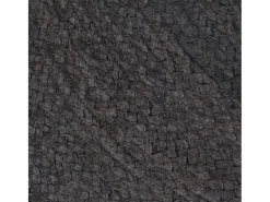 New Alfombra de yute hecha a mano redonda de 150 cm en oscuro Gris