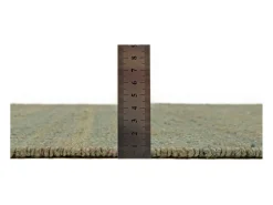 Discount Alfombra de yute hecha a mano 70x140 cm Turquesa Forest Azul turquesa