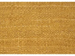 Alfombra De Salón-Alfombra de yute hecha a mano 70x140 cm Oro Forest Dorado