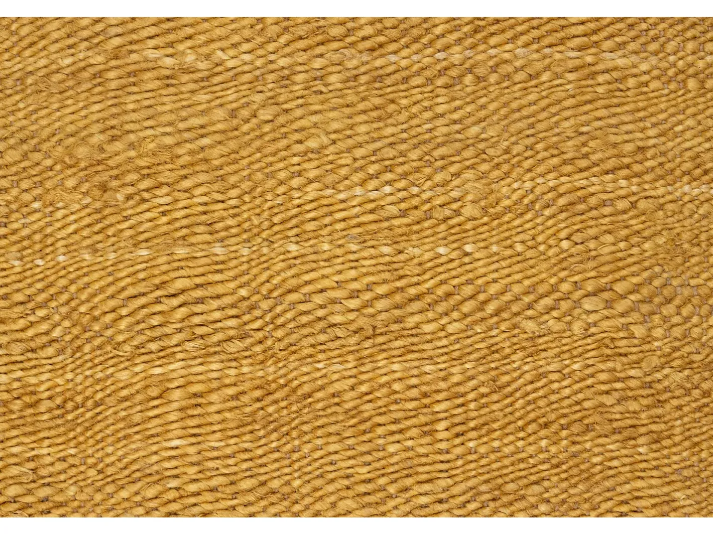 Alfombra De Salón-Alfombra de yute hecha a mano 70x140 cm Oro Forest Dorado