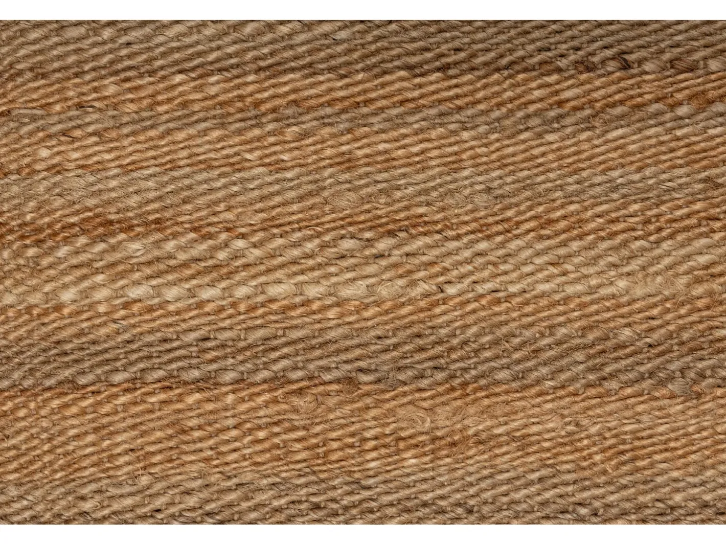 Clearance Alfombra de yute hecha a mano 130x190 cm Naturaleza Forest Color natural claro