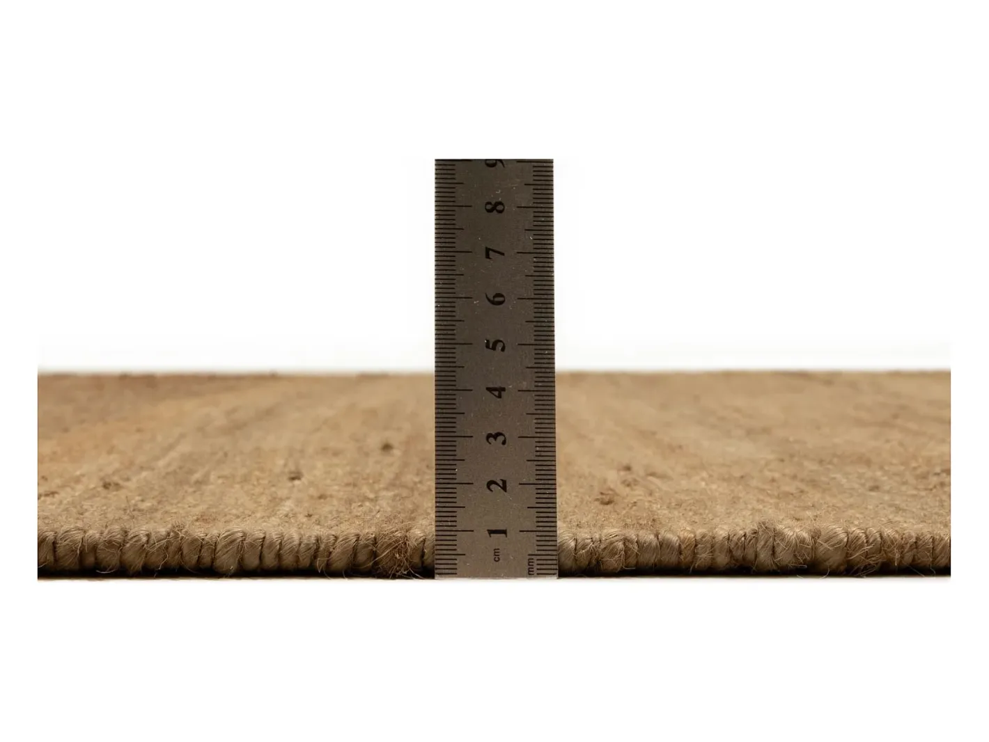 Clearance Alfombra de yute hecha a mano 130x190 cm Naturaleza Forest Color natural claro