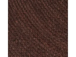 Alfombra de yute hecha a mano redonda 90 cm marrón Marru00f3n Best