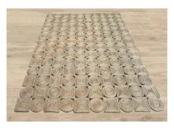 The Rug Republic Alfombra de yute natural Begonia 230 x 160 cm Color natural claro