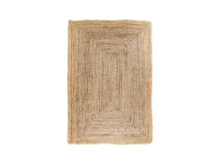 House Nordic Alfombra De Salón-Alfombra de yute natural 60 x 90 cm Color natural claro