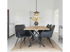 Discount House Nordic Alfombra de yute natural 180 x 240 cm Color natural claro