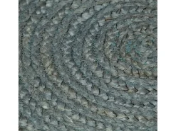 Clicnbuy Alfombra Redonda-Alfombra de yute tejida a mano redonda oliva 210 cm Verde