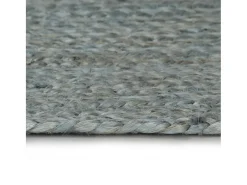Clicnbuy Alfombra de yute tejida a mano redonda oliva 180 cm Verde Online