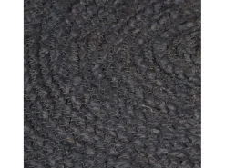 Alfombra de yute tejida a mano redonda 120 cm ES79524 Gris Hot