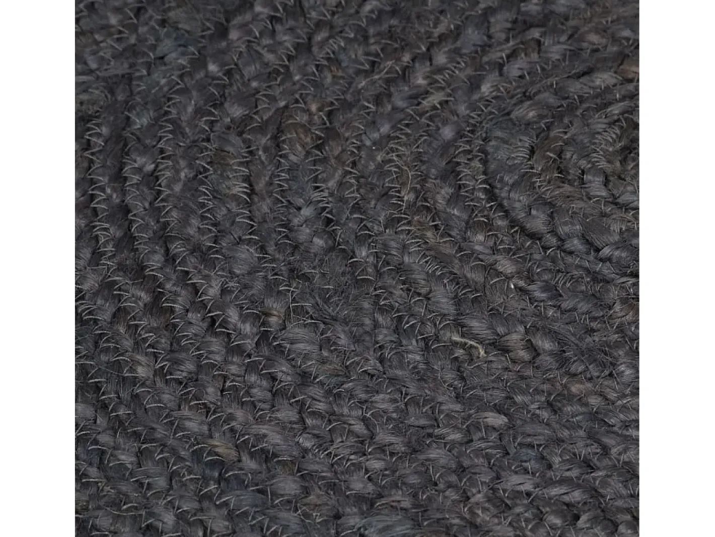 Alfombra de yute tejida a mano redonda 120 cm ES79524 Gris Hot