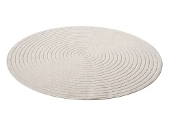 the carpet Alfombra diseño moderno Boho - - 160 cm Redondo - SANTO PLUS Crema Clearance