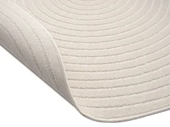 the carpet Alfombra diseño moderno Boho - - 160 cm Redondo - SANTO PLUS Crema Clearance