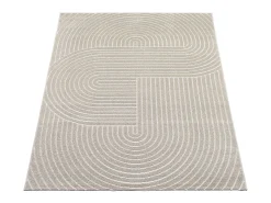 the carpet Alfombra diseño moderno Boho - - 160 x 220 cm - SANTO PLUS Beige New