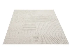 Discount the carpet Alfombra diseño moderno Boho - - 160 x 220 cm - SANTO PLUS Crema