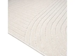 Clearance the carpet Alfombra diseño moderno Boho - - 140 x 200 cm - SANTO PLUS Crema
