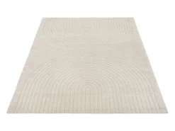 the carpet Alfombra Elisa Diseño Geométrico, , 240 x 340 cm Beige Discount