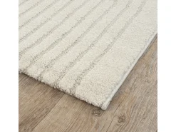 the carpet Alfombra Elisa Diseño Geométrico, , 80 x 150 cm Crema New