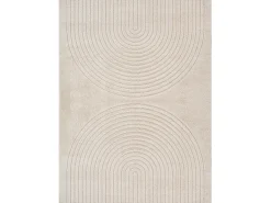 the carpet Alfombra Elisa Diseño Geométrico, , 120 x 160 cm Beige Discount