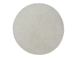 the carpet Alfombra De Salón-Alfombra Elisa Diseño Geométrico, , 140 x 200 cm Gris