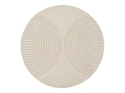 Discount the carpet Alfombra Elisa Diseño Geométrico, , 140 x 200 cm Beige