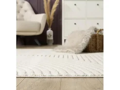 Online the carpet Alfombra Everest Modern 3D alto-bajo - - 160 x 230 cm Crema
